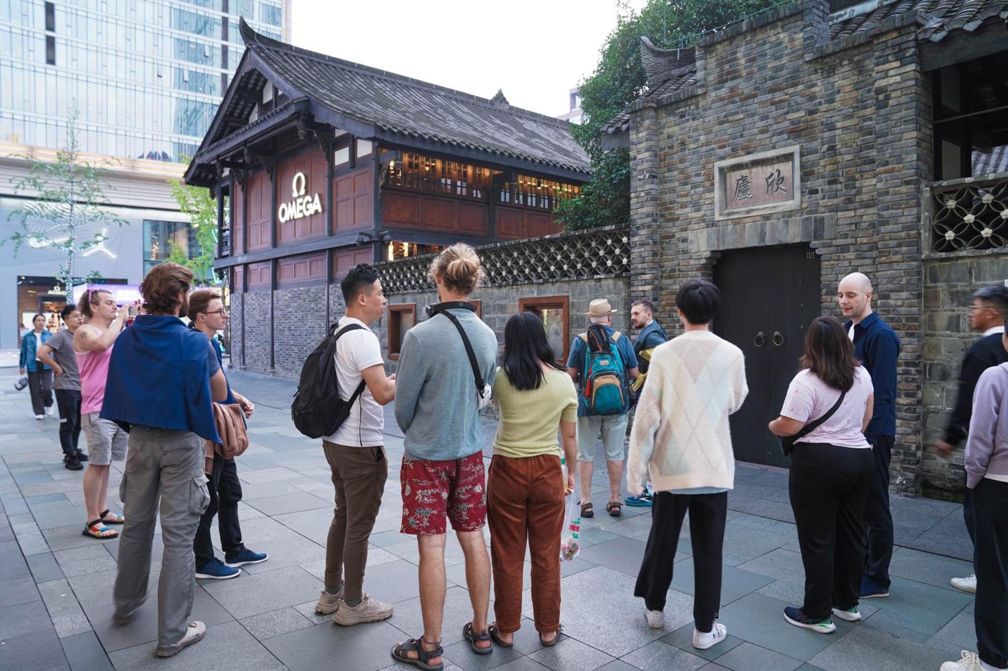 Chengdu Mix Hostel Courtyard Poshpacker  Exterior foto